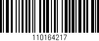 Código de barras (EAN, GTIN, SKU, ISBN): '110164217'