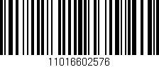 Código de barras (EAN, GTIN, SKU, ISBN): '11016602576'