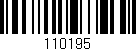 Código de barras (EAN, GTIN, SKU, ISBN): '110195'