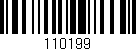 Código de barras (EAN, GTIN, SKU, ISBN): '110199'