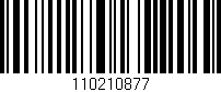 Código de barras (EAN, GTIN, SKU, ISBN): '110210877'