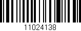 Código de barras (EAN, GTIN, SKU, ISBN): '11024138'