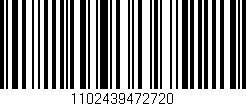 Código de barras (EAN, GTIN, SKU, ISBN): '1102439472720'