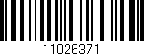 Código de barras (EAN, GTIN, SKU, ISBN): '11026371'