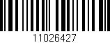 Código de barras (EAN, GTIN, SKU, ISBN): '11026427'
