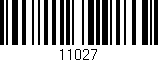 Código de barras (EAN, GTIN, SKU, ISBN): '11027'