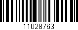 Código de barras (EAN, GTIN, SKU, ISBN): '11028763'