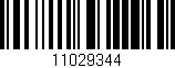 Código de barras (EAN, GTIN, SKU, ISBN): '11029344'