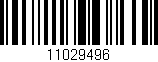 Código de barras (EAN, GTIN, SKU, ISBN): '11029496'