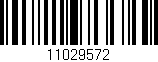 Código de barras (EAN, GTIN, SKU, ISBN): '11029572'