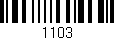 Código de barras (EAN, GTIN, SKU, ISBN): '1103'