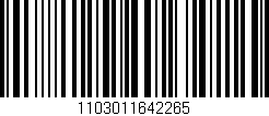 Código de barras (EAN, GTIN, SKU, ISBN): '1103011642265'