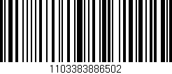 Código de barras (EAN, GTIN, SKU, ISBN): '1103383886502'
