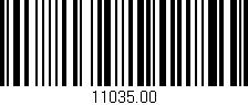 Código de barras (EAN, GTIN, SKU, ISBN): '11035.00'