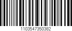 Código de barras (EAN, GTIN, SKU, ISBN): '1103547350382'