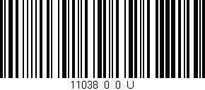 Código de barras (EAN, GTIN, SKU, ISBN): '11038_0_0_U'
