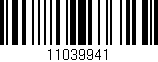Código de barras (EAN, GTIN, SKU, ISBN): '11039941'
