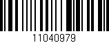 Código de barras (EAN, GTIN, SKU, ISBN): '11040979'