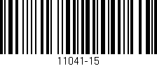 Código de barras (EAN, GTIN, SKU, ISBN): '11041-15'