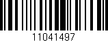 Código de barras (EAN, GTIN, SKU, ISBN): '11041497'