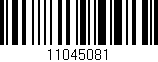 Código de barras (EAN, GTIN, SKU, ISBN): '11045081'