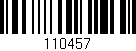 Código de barras (EAN, GTIN, SKU, ISBN): '110457'