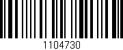 Código de barras (EAN, GTIN, SKU, ISBN): '1104730'