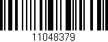 Código de barras (EAN, GTIN, SKU, ISBN): '11048379'