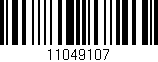Código de barras (EAN, GTIN, SKU, ISBN): '11049107'