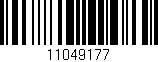 Código de barras (EAN, GTIN, SKU, ISBN): '11049177'