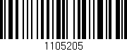 Código de barras (EAN, GTIN, SKU, ISBN): '1105205'