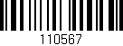 Código de barras (EAN, GTIN, SKU, ISBN): '110567'