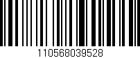 Código de barras (EAN, GTIN, SKU, ISBN): '110568039528'