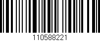 Código de barras (EAN, GTIN, SKU, ISBN): '110588221'