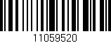 Código de barras (EAN, GTIN, SKU, ISBN): '11059520'