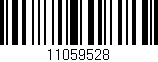 Código de barras (EAN, GTIN, SKU, ISBN): '11059528'