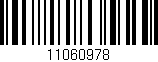 Código de barras (EAN, GTIN, SKU, ISBN): '11060978'