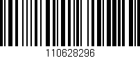 Código de barras (EAN, GTIN, SKU, ISBN): '110628296'