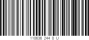 Código de barras (EAN, GTIN, SKU, ISBN): '110636_244_0_U'