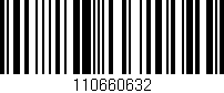 Código de barras (EAN, GTIN, SKU, ISBN): '110660632'