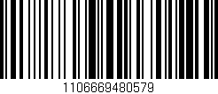 Código de barras (EAN, GTIN, SKU, ISBN): '1106669480579'