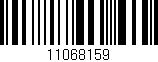 Código de barras (EAN, GTIN, SKU, ISBN): '11068159'