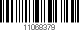 Código de barras (EAN, GTIN, SKU, ISBN): '11068379'