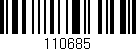 Código de barras (EAN, GTIN, SKU, ISBN): '110685'