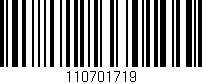 Código de barras (EAN, GTIN, SKU, ISBN): '110701719'