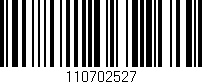 Código de barras (EAN, GTIN, SKU, ISBN): '110702527'