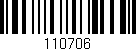 Código de barras (EAN, GTIN, SKU, ISBN): '110706'