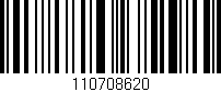 Código de barras (EAN, GTIN, SKU, ISBN): '110708620'