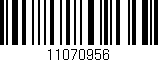 Código de barras (EAN, GTIN, SKU, ISBN): '11070956'
