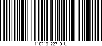 Código de barras (EAN, GTIN, SKU, ISBN): '110719_227_0_U'